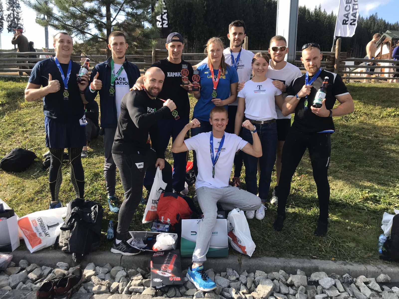 У видовищній «Гонці нації» у Буковелі зіграла тернопільська команда, яка заручилася підтримкою місцевого виробника